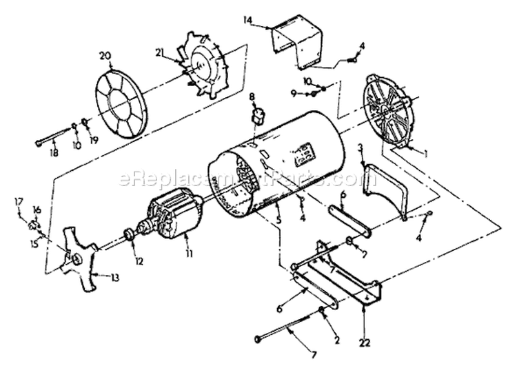 Page B Diagram and Parts List for 9109-0 T4000 Briggs and Stratton Generator